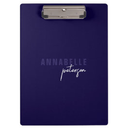 シンプルプロフェッショナルモダンブルーミニマリスト クリップボード