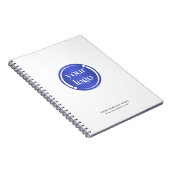 シンプルプロフェッショナルモダンロゴ ノートブック (右側)