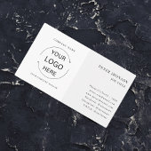 シンプルプロフェッショナルモダン会社のロゴ 名刺