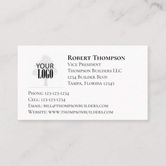 シンプルプロフェッショナルロカスタムゴ 名刺 (正面)