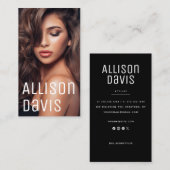 シンプルプロフェッショナル写真 名刺 (正面/裏面)