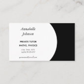 シンプルプロフェッショナル写真 名刺 (裏面)