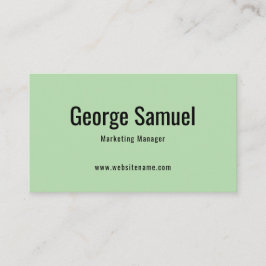 シンプルプロフェッショナル名エレガントジョブのタイトル 名刺