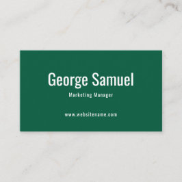 シンプルプロフェッショナル名エレガントジョブのタイトル 名刺