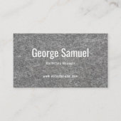 シンプルプロフェッショナル名エレガントジョブのタイトル 名刺 (正面)