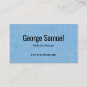 シンプルプロフェッショナル名エレガントジョブのタイトル 名刺 (正面)