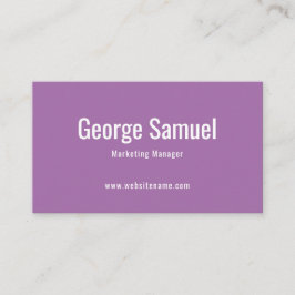 シンプルプロフェッショナル名エレガントジョブのタイトル 名刺