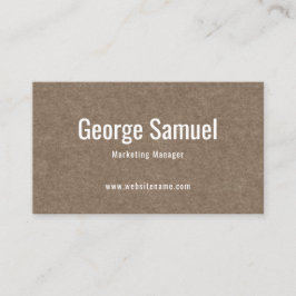 シンプルプロフェッショナル名エレガントジョブのタイトル 名刺