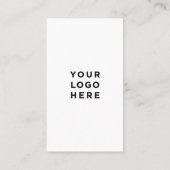 シンプルプロフェッショナル垂直 名刺 (裏面)