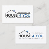 シンプルプロフェッショナル実在エテート 名刺 (正面/裏面)