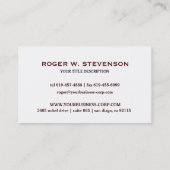 シンプルプロフェッショナル弁護士法律事務所 名刺 (裏面)