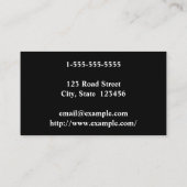 シンプルプロフェッショナル提唱者名刺 名刺 (裏面)