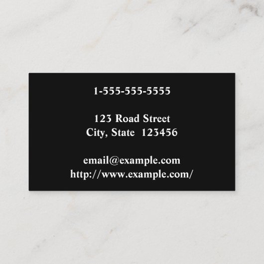 シンプルプロフェッショナル提唱者名刺 名刺 (裏面)