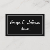 シンプルプロフェッショナル提唱者名刺 名刺 (正面)