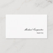 シンプルプロフェッショナル書 エンクロージャーカード (正面)