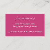 シンプルプロフェッショナル皮膚科 名刺 (裏面)