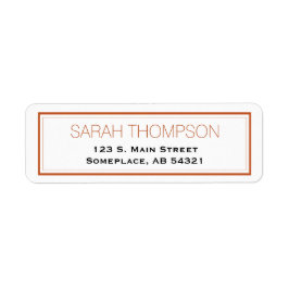 シンプルプロフェッショナル赤いストライプ縁どラベル ラベル