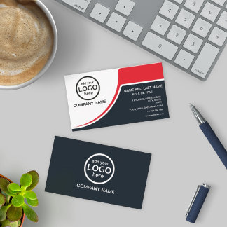 シンプルプロフェッショナル2色ロゴの追加 名刺