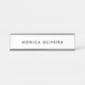 シンプルプロフェッショナル デスクネームプレート (正面)