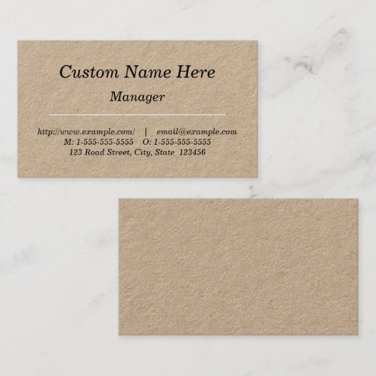 シンプルプロフェッショナル、名刺 名刺 (正面/裏面)