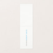 シンプルプロフェッショナル/ （青） 名刺 (外部フラット)