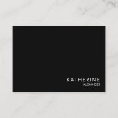 シンプルプロフェッショナルB/W 名刺 (正面)