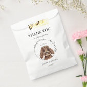 シンプルプードル結婚ドッグ フェイバーバッグ (封をした状態)