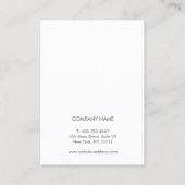 シンプルヘアサロンCOVID19 Safety Protocol 名刺 (裏面)