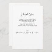 シンプルベイビーシャワーありがとう サンキューカード (正面/裏面)