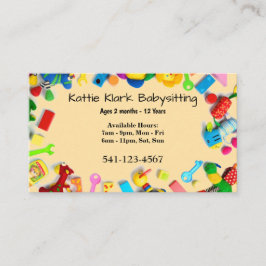 シンプルベビーシッター名刺 名刺