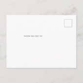 シンプルベビーバックヤードQ BBQシャワーAnyカラー招待状 ポストカード (裏面)