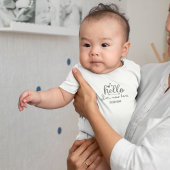 シンプルベビーパーソナライズされたボディスーツ ベビーボディスーツ