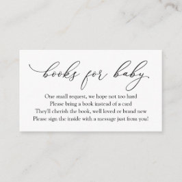 シンプルベビー書エレガント書 エンクロージャーカード