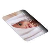 シンプルベビー誕生写真発表磁石 マグネット (右側)