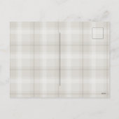 シンプルベビー誕生写真発表葉書 シーズンポストカード (裏面)