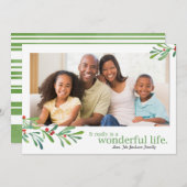 シンプルベリースワンダフルライフ1フォト | シーズンカード (正面/裏面)