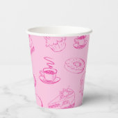 シンプルベーカリーカップ 紙コップ (裏面)