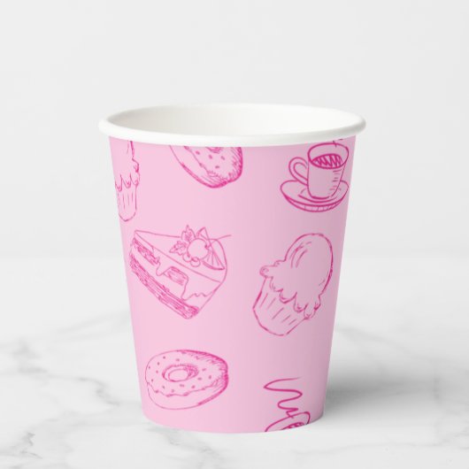 シンプルベーカリーカップ 紙コップ (正面)