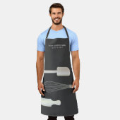 シンプルベーカリーモダンパティシエベーキング事業 エプロン (着用した状態)