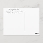 シンプルベーカリーモダンパティシエベーキング事業 ポストカード (裏面)