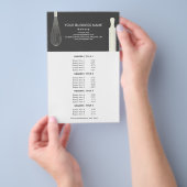 シンプルベーキングモダンビジネスパティシシェフベーカリー チラシ (ハンドル)