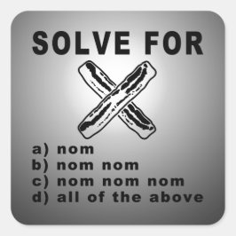 シンプルベーコン数学 スクエアシール