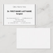 シンプルベーシックおよびビジネスミニマルカード 名刺 (正面/裏面)