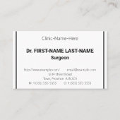 シンプルベーシックおよびビジネスミニマルカード 名刺 (正面)