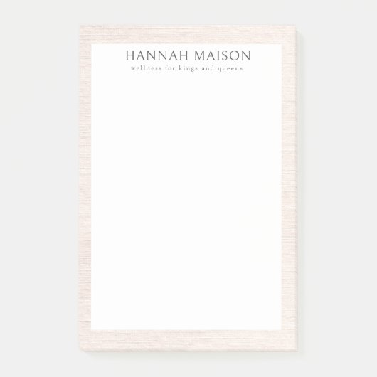 シンプルベージュモダンミニマル ポストイット (正面)