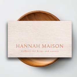 シンプルベージュモダンミニマル 名刺