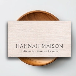 シンプルベージュモダンミニマル 名刺