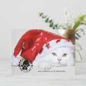 シンプルペットのクリスマスハッピーPawlidaysの写真 シーズンカード (スタンド正面)