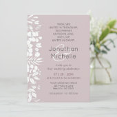 シンプルホッ葉クス結婚クリスチャン 招待状 (スタンド正面)