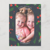 シンプルホリモダンー・ベリー写真 シーズンポストカード (正面)